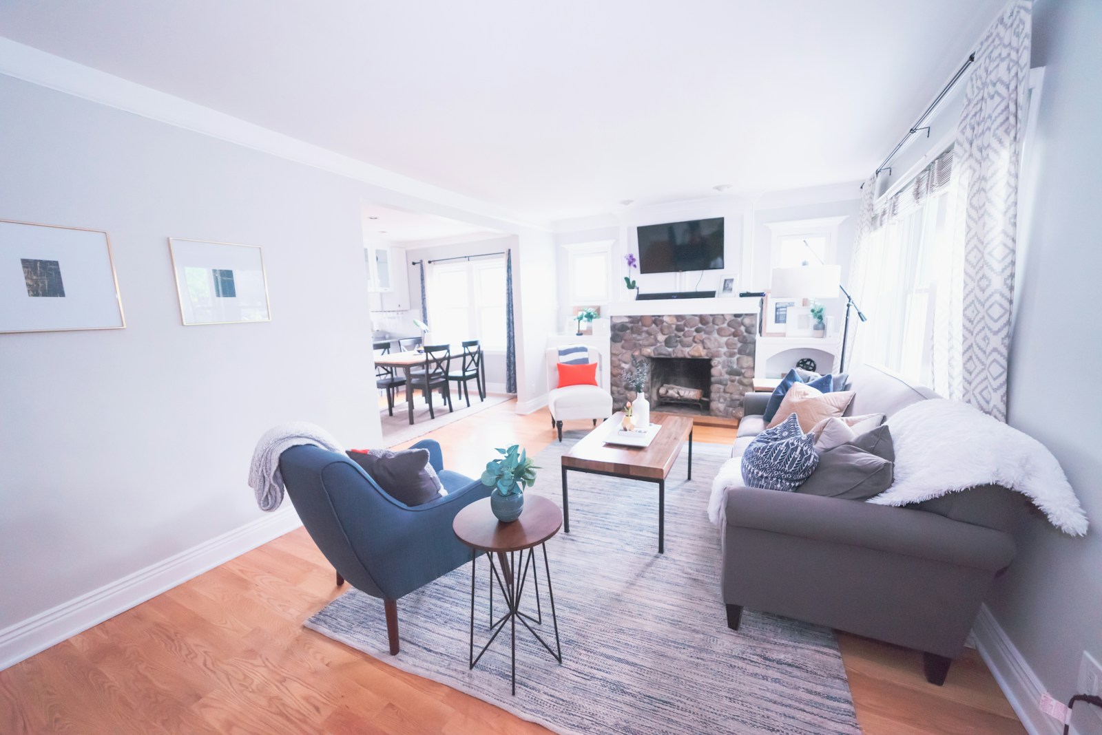 A welcoming living room filled with natural light